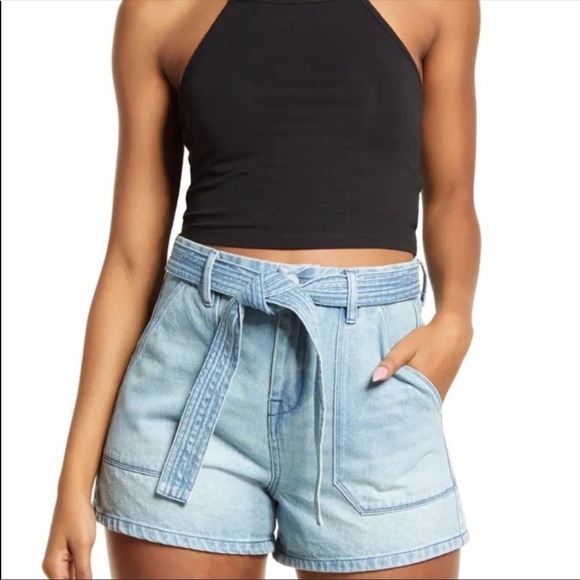 BP White Halter Crop Top Size XS - Picture 2 of 5